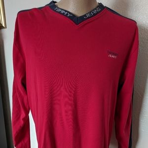 Vintage Tommy Jeans Spellout XL Long Sleeve Shirt